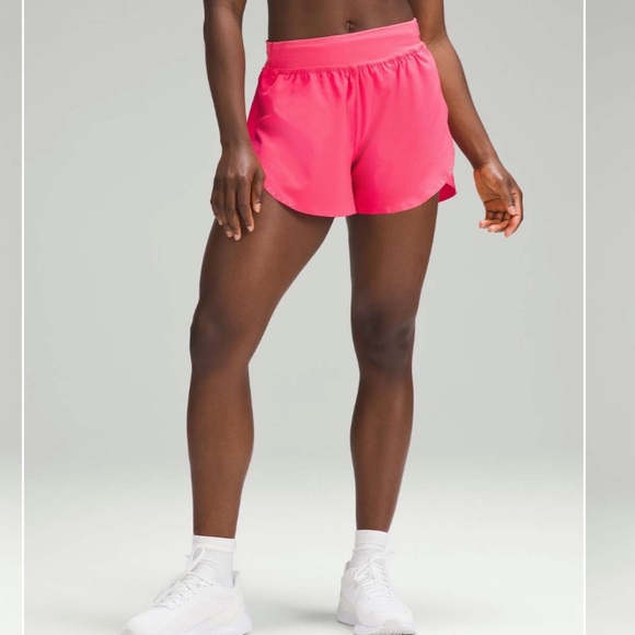 Lululemon Fast and Free Reflective High-Rise Classic-Fit Short 3" Lip Gloss - Picture 3 of 11